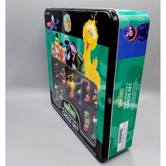 Vintage 35th Anniversary Sesame Street Chess Set - Picture 3 of 6